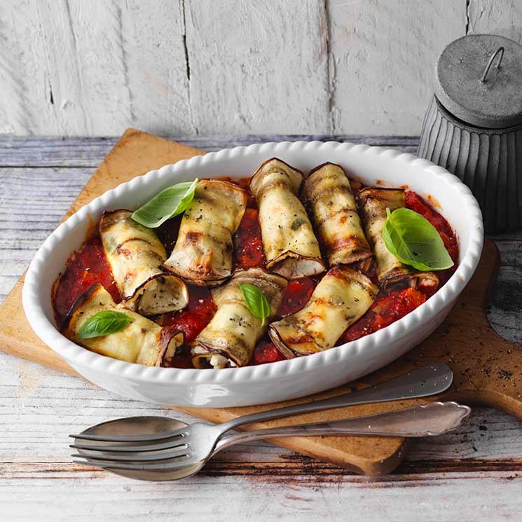 Canelones más ligeros y saludables a base de verduras 