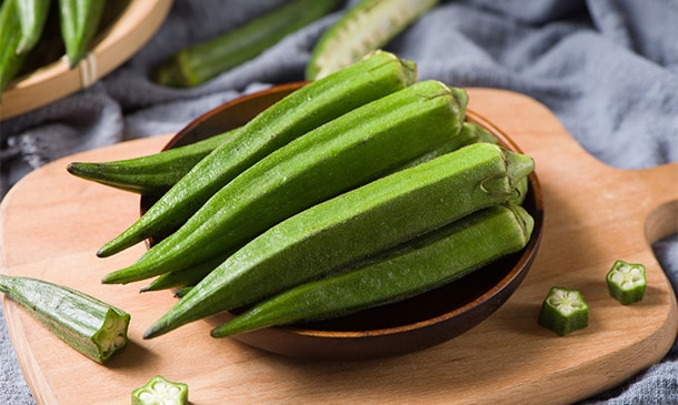 Okra, el exótico vegetal de origen africano