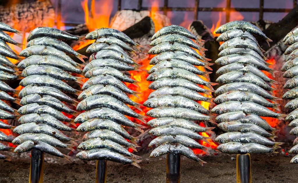 Espetos de sardinas