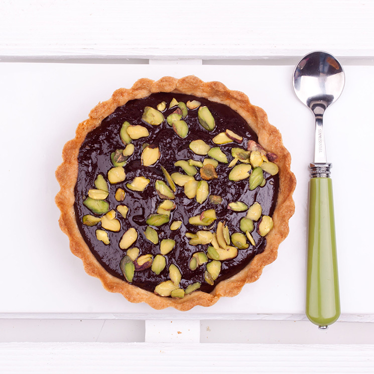 Tarta De Chocolate Con Pistachos