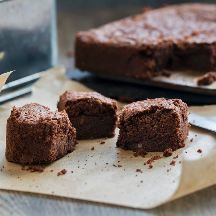 Brownie De Chocolate Y Harina De Malta