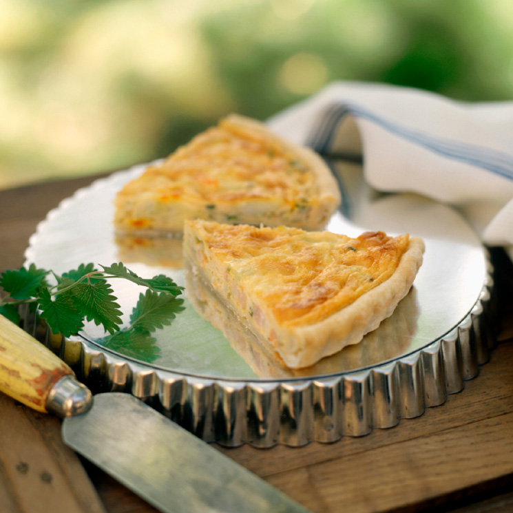 Quiche De Caballa Ahumada Con Azafran