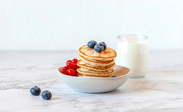 Apúntate al desafío de preparar blinis dulces... ¡y en media hora!