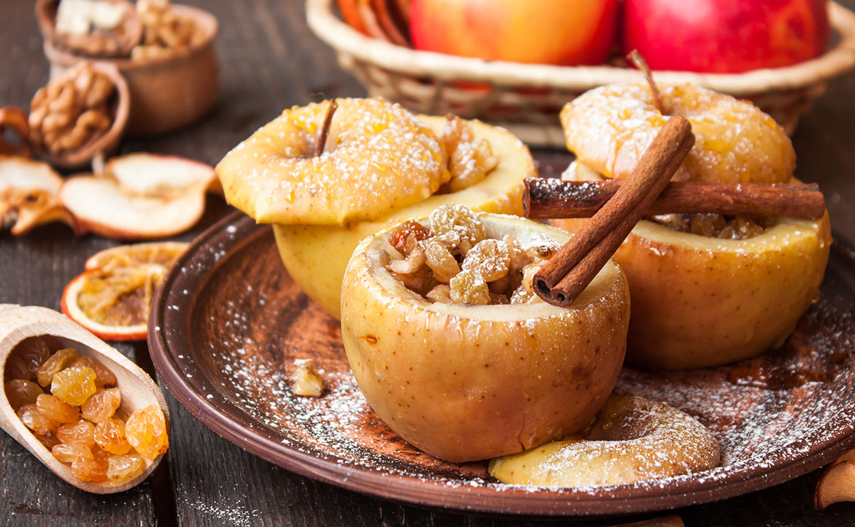 Cómo hacer manzanas asadas