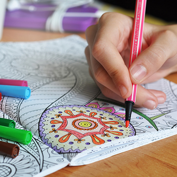 Técnicas para colorear mandalas de dificultad alta