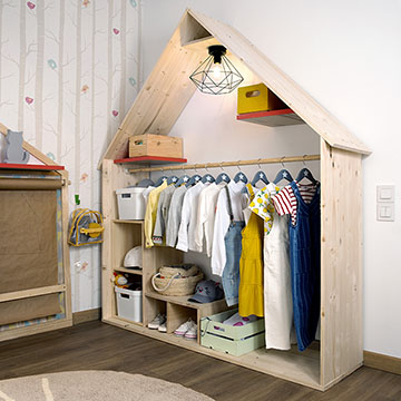 Stratford on Avon frotis Miau miau Construye un armario ropero muy decorativo para la habitación de los niños  - Foto 1