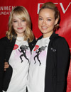 Emma Stone y Olivia Wilde, dos corredoras solidarias contra el cáncer