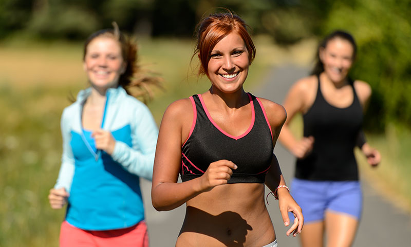 mujer running