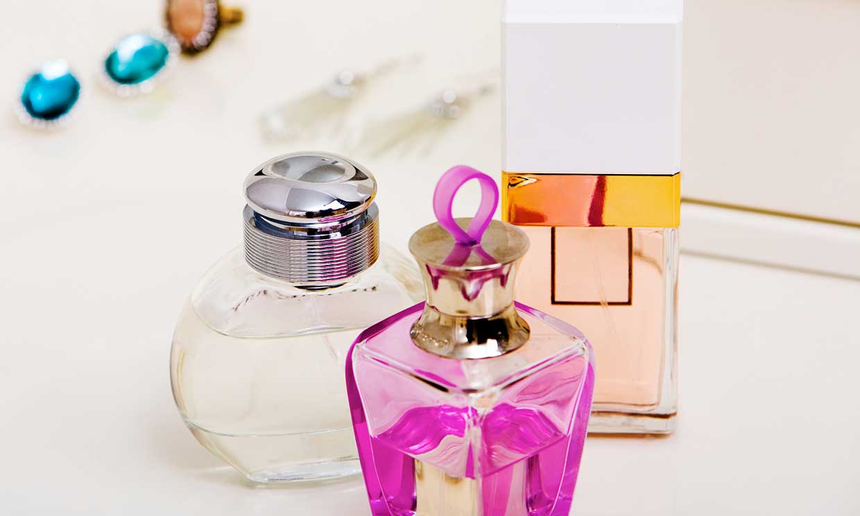 Frascos de perfume