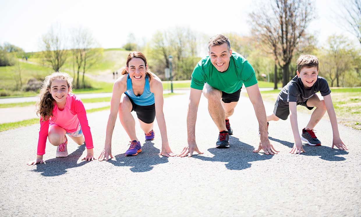 Correr en familia, detalles y trucos a tener en cuenta