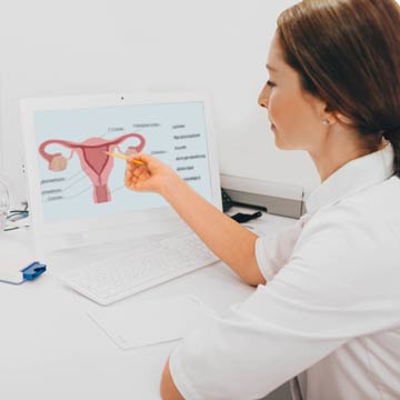 Symptoms and treatment of a fibroid in the uterus