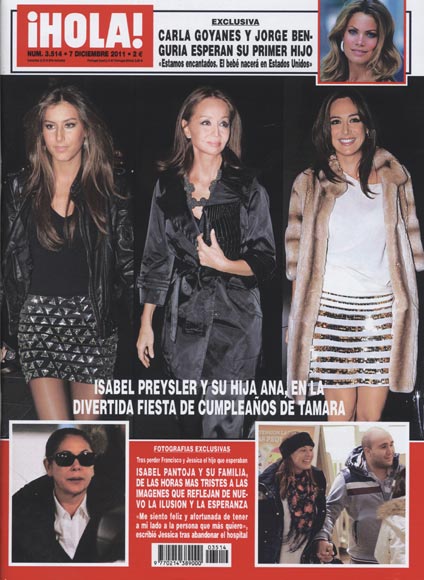 Esta semana en ¡HOLA!: Isabel Preysler y su hija Ana, en la divertida fiesta de cumpleaños de Tamara