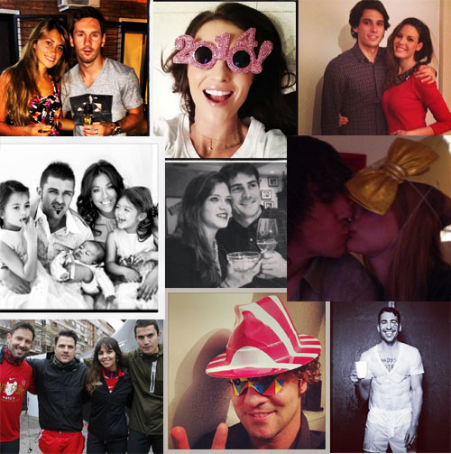 David Bisbal, Paula Echevarría, Iker Casillas y Sara Carbonero... ¡bienvenido 2014!