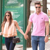 Aitor Ocio y su novia Covi Riva se 'escapan' a Madrid para almorzar entre amigos