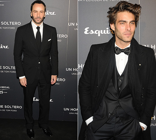 Hombres con estilo: los 'looks' de Jon Kortajarena y Tom Ford en Madrid