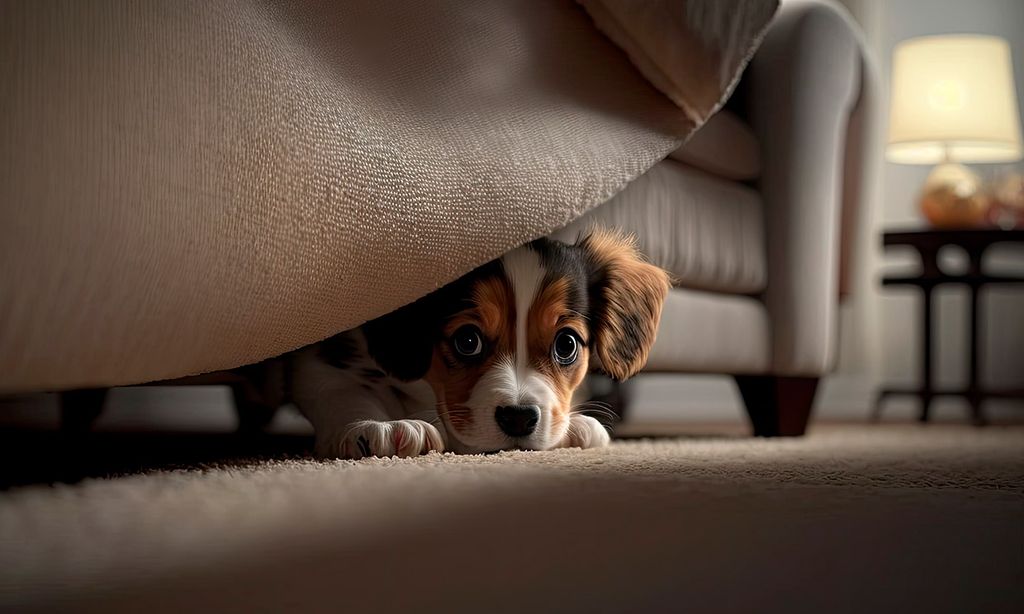 es un perro sentado sobre ti un signo de dominancia