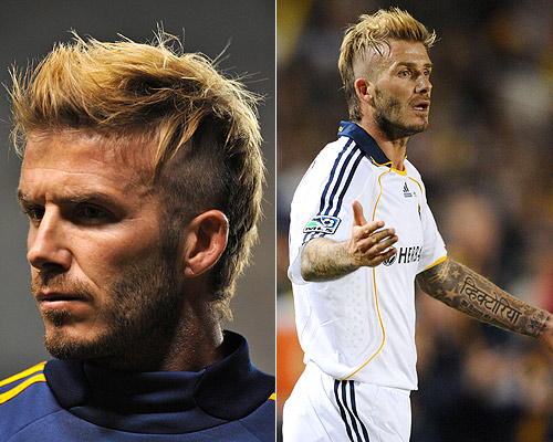 david beckham peinado 2009