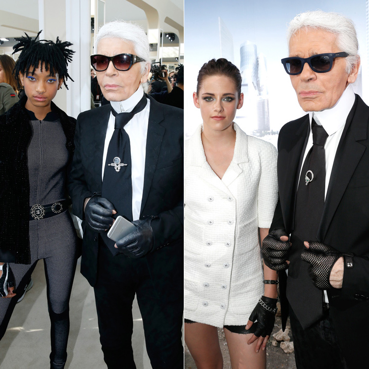 Willow Smith y otras 'celebs' que forman parte del atípico universo creativo de Karl Lagerfeld