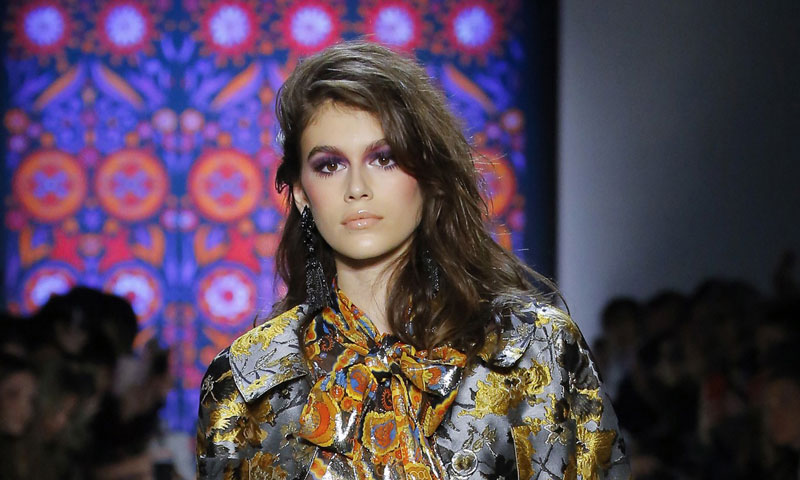 Kaia Gerber en la NYFW 