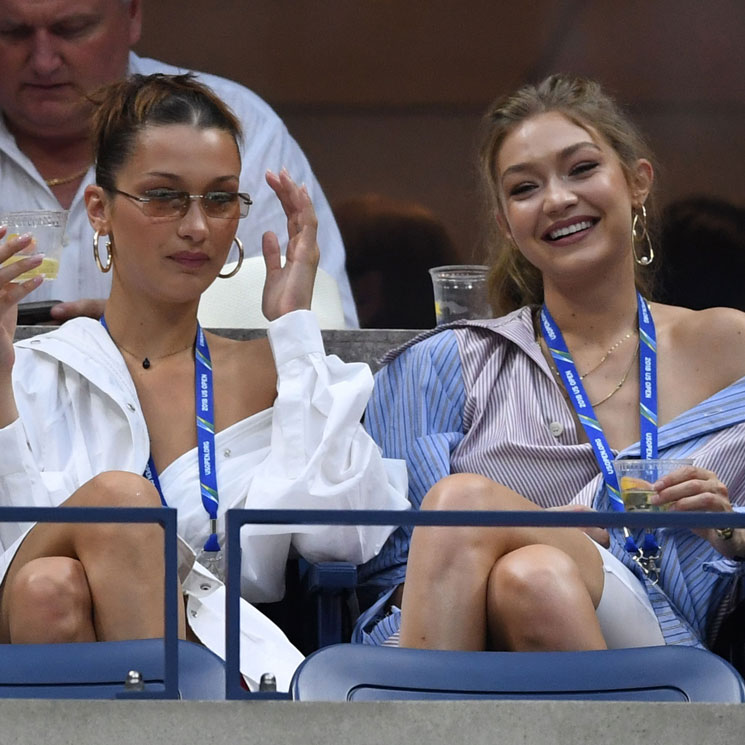 Gigi y Bella Hadid, las fans incondicionales de Serena Williams