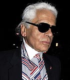 Karl Lagerfeld, de vacaciones