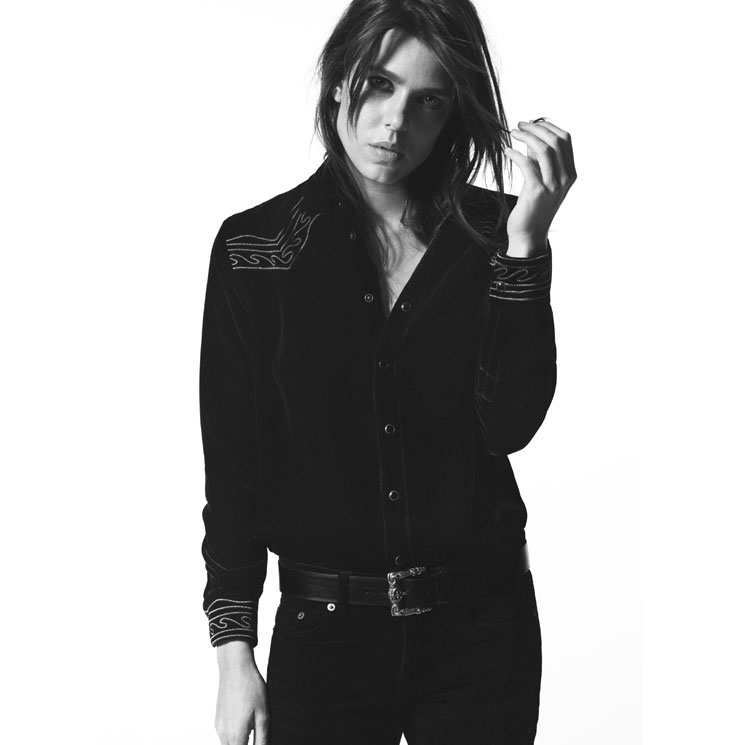 Las imágenes de Carlota Casiraghi como supermodelo y musa de Saint Laurent