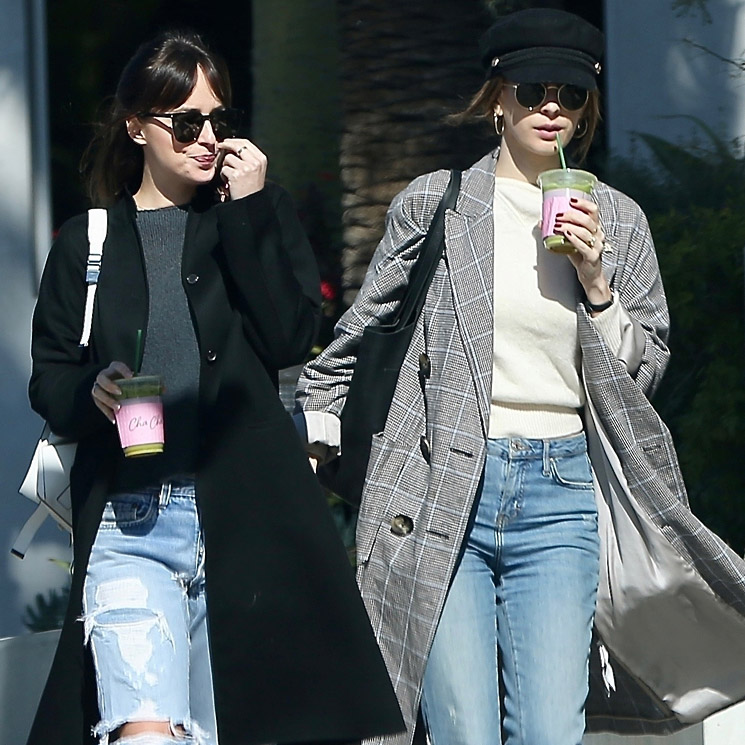 Dakota Johnson y Stella del Carmen, dos hermanas unidas por la moda