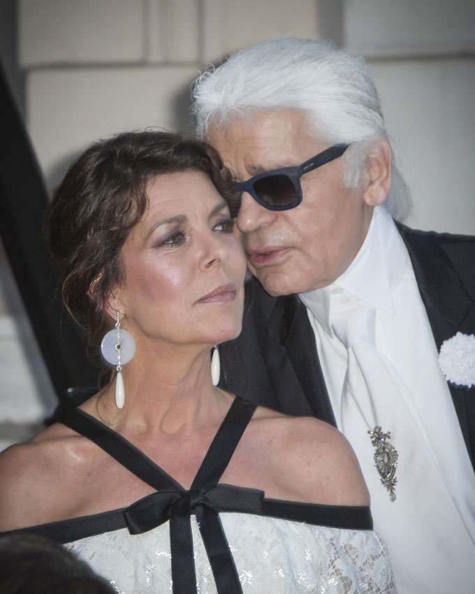 Karl Lagerfeld Y Carolina De Mnaco Historia De Una Ad