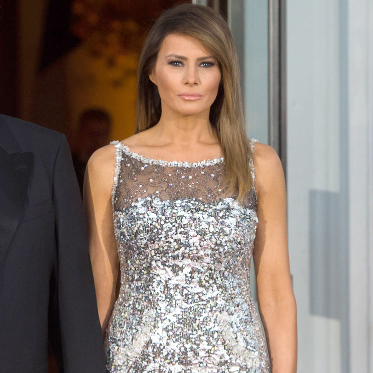 Lo que podemos esperar del look de gala que Melania Trump llevará en el palacio de Buckingham