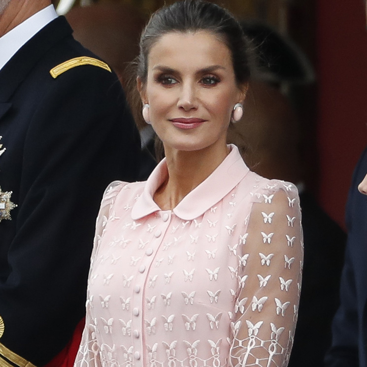 Doña Letizia rompe con su tradición para la Fiesta Nacional estrenando el look bailarina