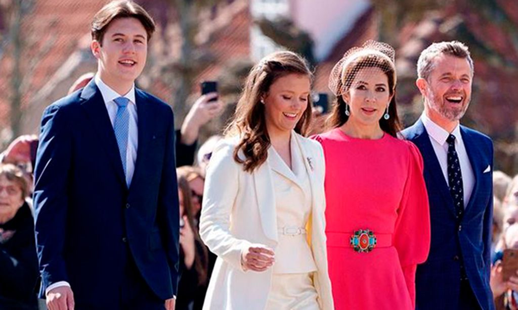 The elegant look of Isabella from Denmark at her Confirmation