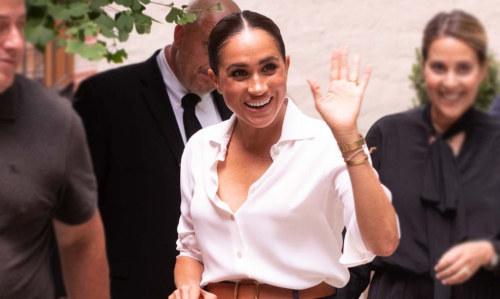 El guiño de Meghan Markle a Kate Middleton en su maleta de viaje a Nueva York