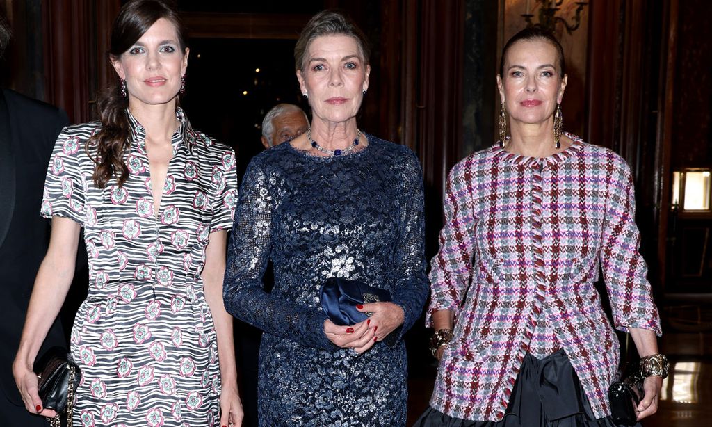 Carlota Casiraghi, su madre y su suegra: tres iconos de moda brillan con impresionantes vestidos en Montecarlo