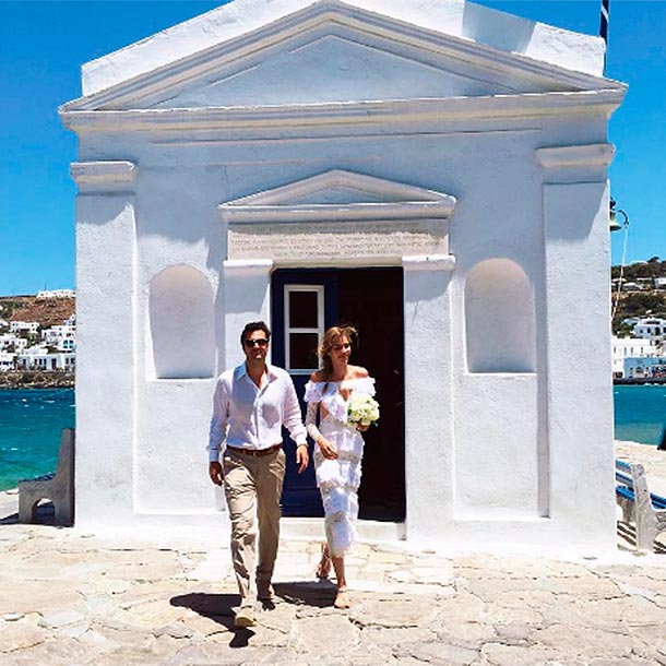 Ana Beatriz Barros y su original boda en Mikonos