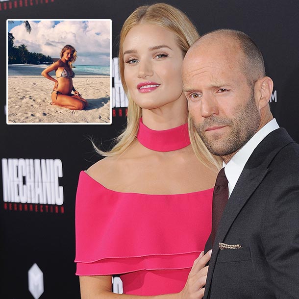 Rosie Huntington-Whiteley será mamá (y aquí su primera foto embarazada)