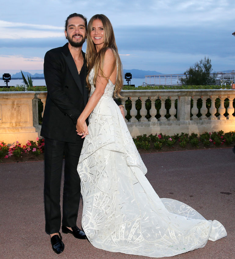 Heidi Klum y Tom Kaulitz, primer posado como pareja en redes y en una