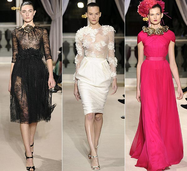 Alta Costura primavera-verano 2012: Giambattista Valli y Chanel