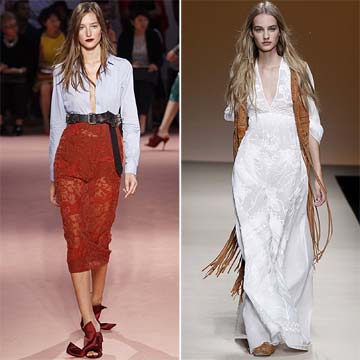 Alberta Ferretti y Alessandro Dell’Acqua: Bordados… ¿de animales o florales?