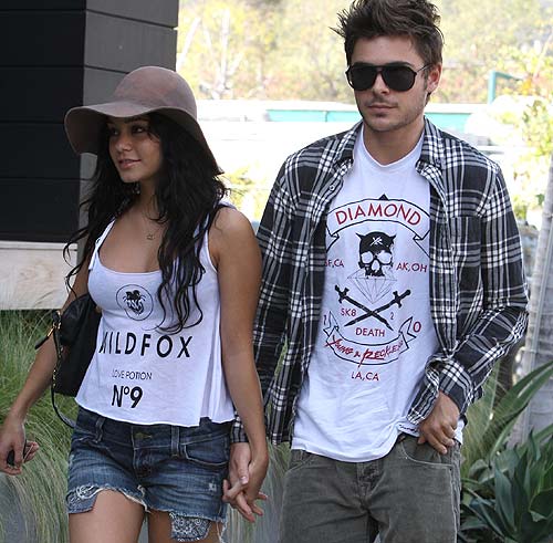 Zac Efron y Vanessa Hudgens, una pareja coordinada y ‘fashion’ de día y de noche