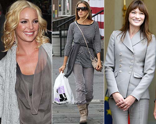 Catherine Heigl, Sarah Jessica Parker y Carla Bruni viven su otoño más gris