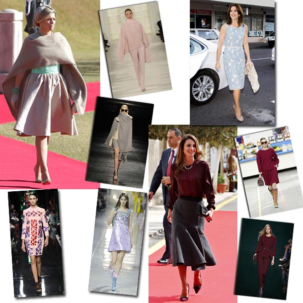 Vestidos joya, capas y tonos otoñales... Las tendencias de nuestra 'Royal Fashion Week'