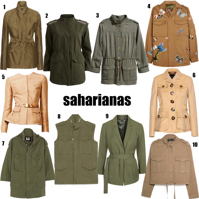 Sahariana, la chaqueta más 'trendy'