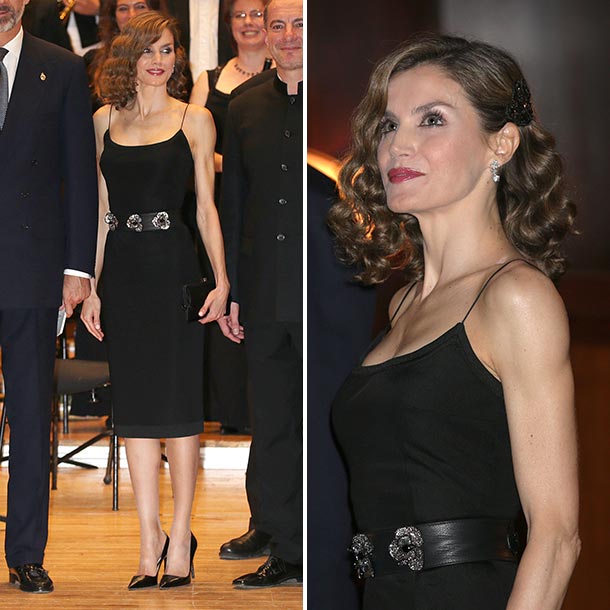 Doña Letizia se rinde al poder del ‘slip dress’