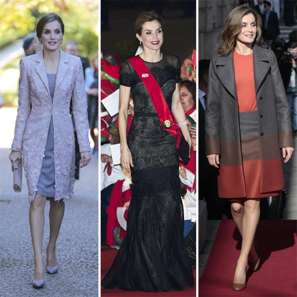 Todos los 'looks' de la Reina Letizia en su visita a Portugal, al detalle