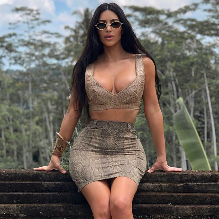 Kim Kardashian, coronada 'reina de la jungla' en Instagram