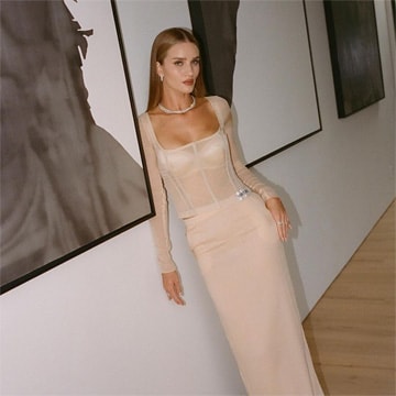 Rosie Huntington-Whiteley o el body como alternativa a las bragas para  llevar vestidos transparentes