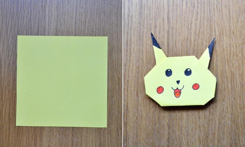 Manualidades Fácilescómo Hacer Un Pikachu De Papel Foto 1