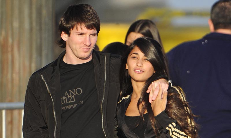 Leo Messi y Antonela Roccuzzo