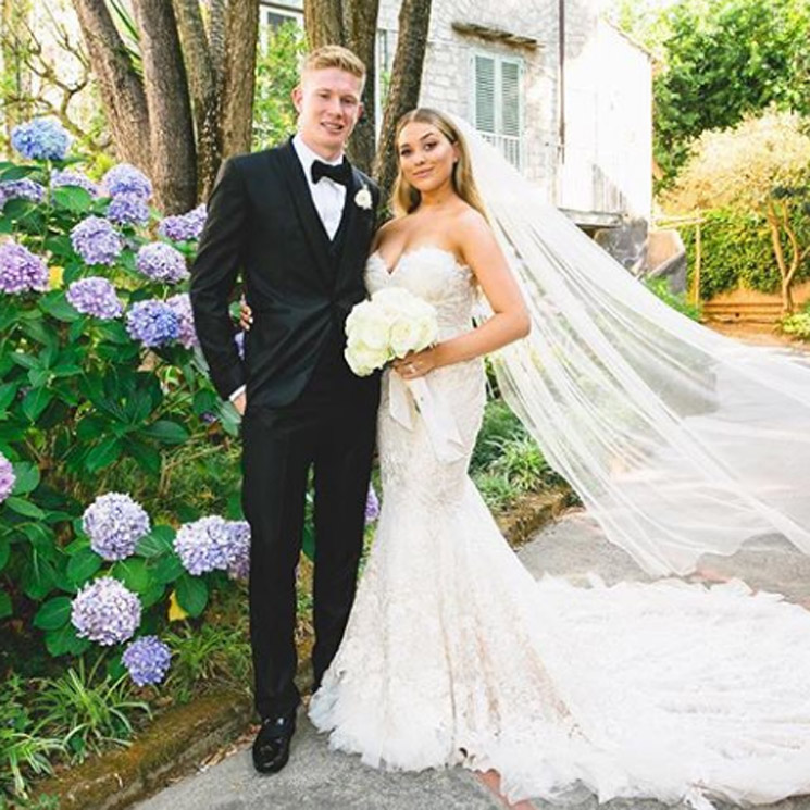 La boda italiana del futbolista Kevin De Bruyne con la modelo Michele Lacroix