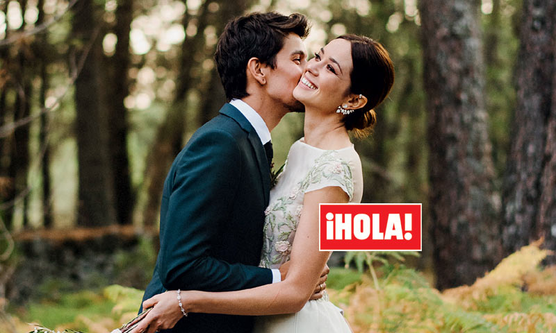 En ¡HOLA!, entramos en la mágica boda de la actriz Dafne Fernández